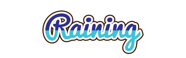 Raining